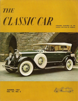 THE CLASSIC CAR 1967 SUMMER - AUSTRO DAMILER, VALENTINO, FLEETWOOD COACHMAN